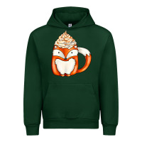 Forest Green coffee cups animal Urban Hoodie - CowhideDigitalArt