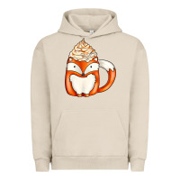 Pigment French Oak coffee cups animal Urban Hoodie - CowhideDigitalArt