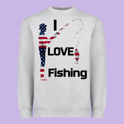I Love Fishing Heavyweight Sweatshirt Designed By Bettercallsaul