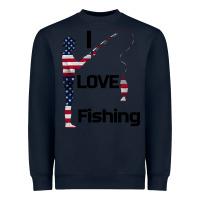 Navy I love fishing Heavyweight Sweatshirt - Bettercallsaul