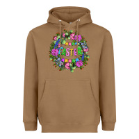 Toasted Coconut Easter Day Flower Easter Heavyweight Hoodie - OliviaCreatesArt
