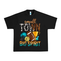 Black Small Town Big Spirit Urban Heavy Tee - BundleAndBundleShop