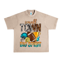 French Oak Small Town Big Spirit Urban Heavy Tee - BundleAndBundleShop