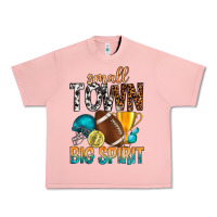 Salmon Small Town Big Spirit Urban Heavy Tee - BundleAndBundleShop