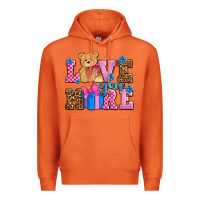 Carrot love you more olivia Premium Hoodie - OliviaCreatesArt