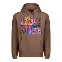 Chestnut love you more olivia Premium Hoodie - OliviaCreatesArt