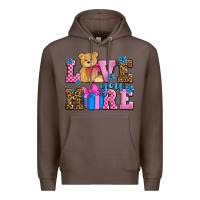 Coffee love you more olivia Premium Hoodie - OliviaCreatesArt