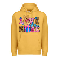 Mustard love you more olivia Premium Hoodie - OliviaCreatesArt