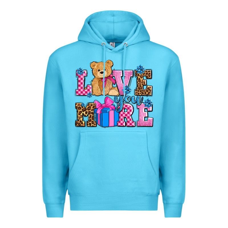 Love You More Olivia Premium Hoodie by OliviaCreatesArt | Teevron
