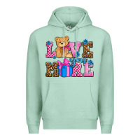 Seafoam love you more olivia Premium Hoodie - OliviaCreatesArt