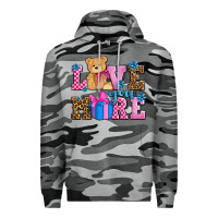 Slate Camo love you more olivia Premium Hoodie - OliviaCreatesArt