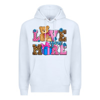 White love you more olivia Premium Hoodie - OliviaCreatesArt