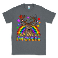 Charcoal Heather LGBTQ+ Oh Deer I'm Queer Classic Tee - BundleAndBundleShop