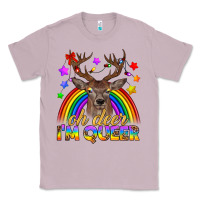 Lilac LGBTQ+ Oh Deer I'm Queer Classic Tee - BundleAndBundleShop