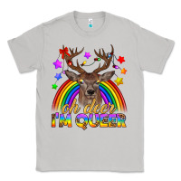 Moon Dust LGBTQ+ Oh Deer I'm Queer Classic Tee - BundleAndBundleShop