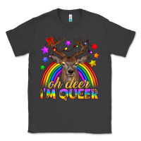 Smoke LGBTQ+ Oh Deer I'm Queer Classic Tee - BundleAndBundleShop