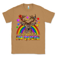 Toasted Coconut LGBTQ+ Oh Deer I'm Queer Classic Tee - BundleAndBundleShop