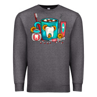 Charcoal Heather Dentist Coffee Premium Sweatshirt - FaDigitalArtStudio
