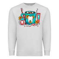 Dove Grey Dentist Coffee Premium Sweatshirt - FaDigitalArtStudio