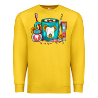 Lemon Dentist Coffee Premium Sweatshirt - FaDigitalArtStudio
