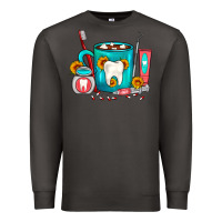 Smoke Dentist Coffee Premium Sweatshirt - FaDigitalArtStudio