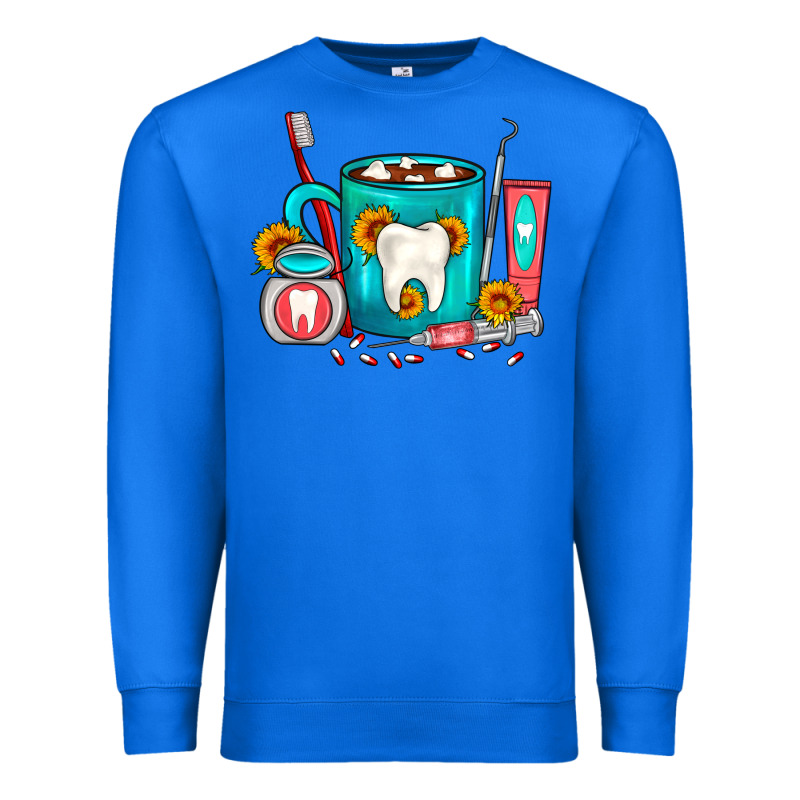 Dentist Coffee Premium Sweatshirt by FaDigitalArtStudio | Teevron