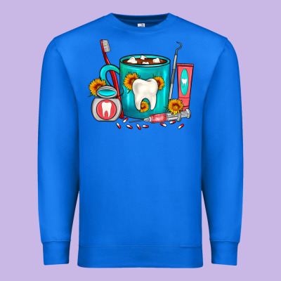 Dentist Coffee Premium Sweatshirt Designed By Fadigitalartstudio