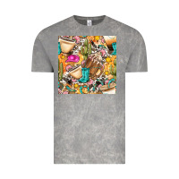 Cloud Rock western cowgirl coffee cup with cowhide seamless pattern bbs Vintage Tee - BundleAndBundleShop