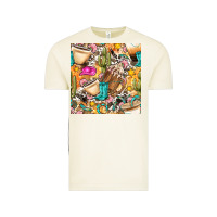 Vintage Arctic western cowgirl coffee cup with cowhide seamless pattern bbs Vintage Tee - BundleAndBundleShop