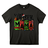 Asphalt merry mama Christmas Heavy Core Tee - Jasminsmagicworld
