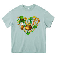 Arona St Patricks heart Heavy Core Tee - AdoDesignShop