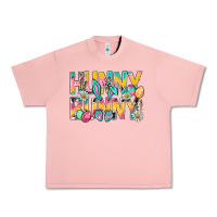 Salmon Hunny Bunny Easter Urban Heavy Tee - BundleAndBundleShop