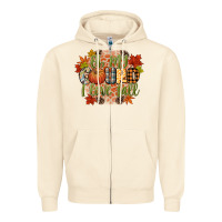 Sandshell oh my gourd i love fall Zipper Hoodie - CowGirlArtShop