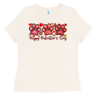 Happy Valentines Day Paws Ladies Tee | Teevron