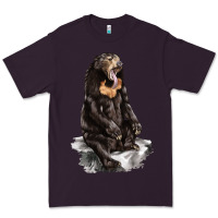 Plum Malayan Sun Bear Premium Tee - LillyAllenDesigns