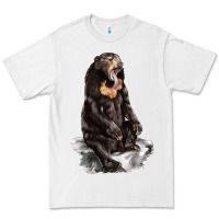 White Malayan Sun Bear Premium Tee - LillyAllenDesigns