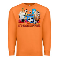 Carrot It's Game Day Y'all Soccer Coffee Cups Premium Sweatshirt - FaDigitalArtStudio