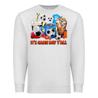 Oatmeal Heather It's Game Day Y'all Soccer Coffee Cups Premium Sweatshirt - FaDigitalArtStudio
