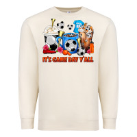 Sandshell It's Game Day Y'all Soccer Coffee Cups Premium Sweatshirt - FaDigitalArtStudio