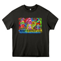 Asphalt accept understand love autism awareness western background Heavy Core Tee - BarkalooDesign