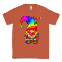 Copper LGBTQ+ Pride Gnome With Heart Balloon Classic Tee - BundleAndBundleShop