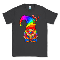 Smoke LGBTQ+ Pride Gnome With Heart Balloon Classic Tee - BundleAndBundleShop