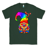 Sports Green LGBTQ+ Pride Gnome With Heart Balloon Classic Tee - BundleAndBundleShop
