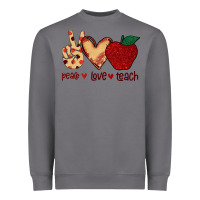 Storm Peace Love Teach Heavyweight Sweatshirt - Bettercallsaul