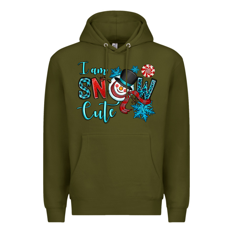 I Am Snow Cute Premium Hoodie by OliviaCreatesArt | Teevron