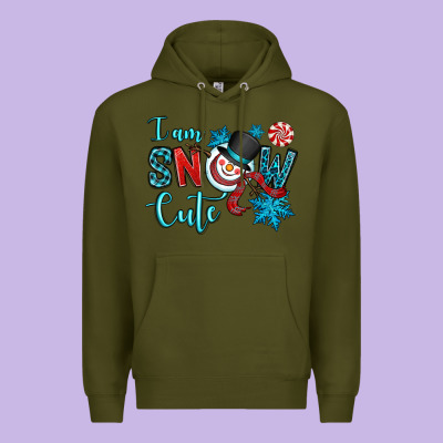 I Am Snow Cute Premium Hoodie Designed By Oliviacreatesart