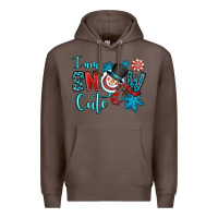 Coffee i am snow cute Premium Hoodie - OliviaCreatesArt
