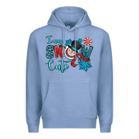 Colony Blue i am snow cute Premium Hoodie - OliviaCreatesArt