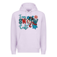 Lilac i am snow cute Premium Hoodie - OliviaCreatesArt
