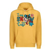 Mustard i am snow cute Premium Hoodie - OliviaCreatesArt